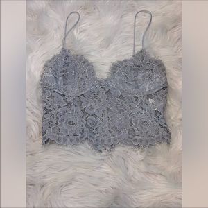 Charlotte Russe lace crop top